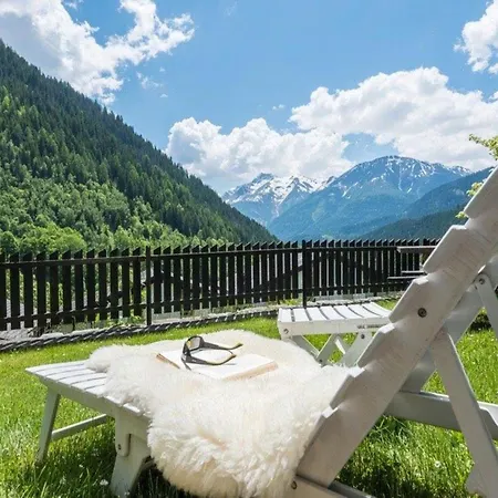 In Valais With Garden Chalet Fieschertal